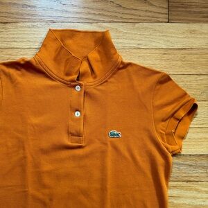 lacoste | burnt orange polo